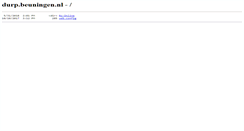Desktop Screenshot of durp.beuningen.nl